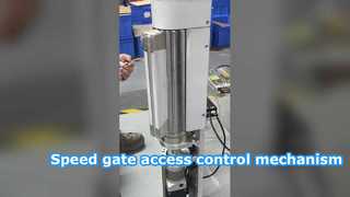 Kit meccanismo di controllo accessi per varco rapido, realizzato in acciaio inox.